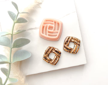 Vintage Stud | Button Stud Shaped Polymer Clay Cutter • Clay Cutter